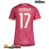 Camisa de Futebol Real Madrid Marc Cucurella #17 Equipamento Alternativo Mulheres 2026-27 Manga Curta